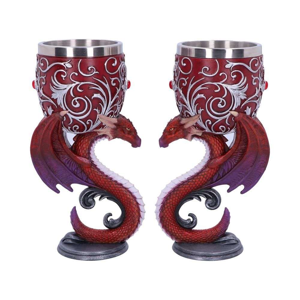 Nemesis Now - Dragons Devotion Chalise - Red